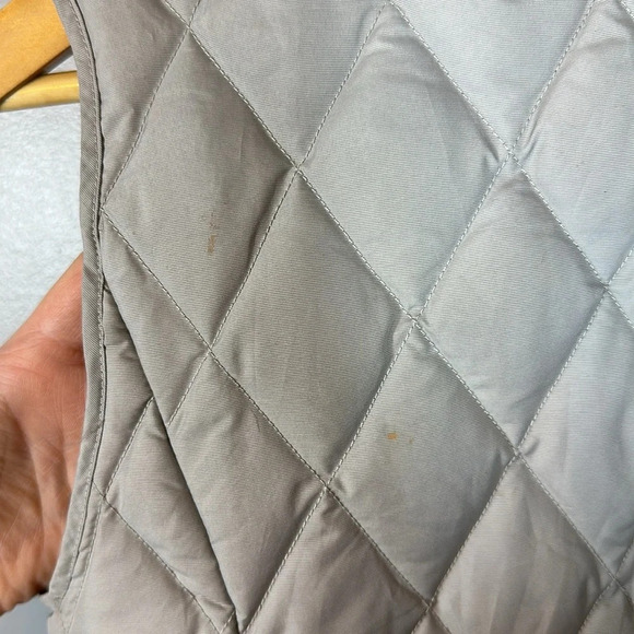 Eddie Bauer Premium Goose Down 550 Fill Diamond Quilt Snap Vest Women’s Small - Picture 9 of 9